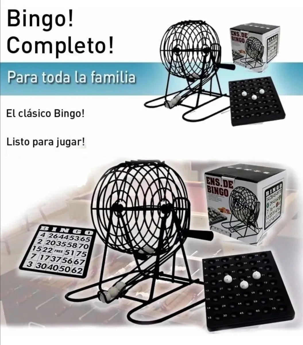Miniatura 3 de Bingo Juego Familiar Completo